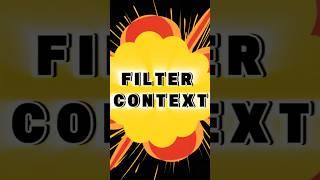 Filter Context Explained #powerbi #dax