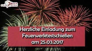Einladung zum Testschießen - Röder Feuerwerk