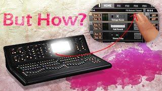 How to use FX 1 to 4 as an INSERT on the Midas M32 or Behringer X32 live console