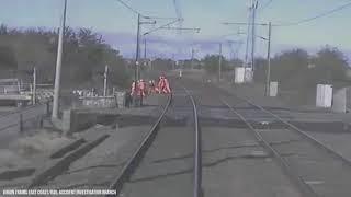 One Second From Death: Rail Workers Narrowly Avoid 125mph Train