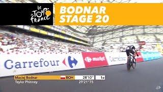 Bodnar's finish - Stage 20 - Tour de France 2017