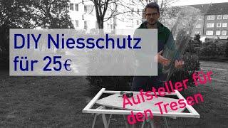 Niesschutz/Spuckschutz DIY schnell und günstig selber bauen