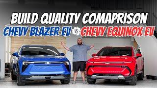 Chevy Blazer EV vs Equinox EV In-Depth Build Quality Analysis - Not What I Expected!