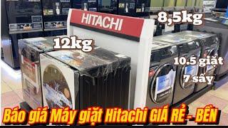 Báo giá máy giặt Hitachi cửa ngang 8,5kg đến 12kg, có cả Giặt + Sấy 2in1 | Tuấn Long Vlog