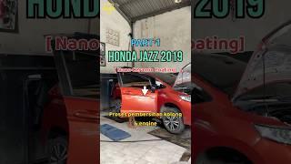 PART 1 ‼️ HONDA JAZZ 2019 [ PROSES PEMBERSIHAN KOLONG DAN ENGINE ]