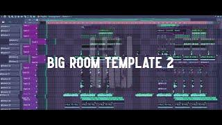 FREE BIG ROOM TEMPLATE 2 in FL STUDIO like KEVU, W&W, Jaxx&Vega (FLP in Description) 2024