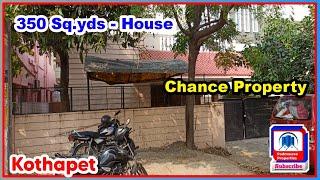 350 Sq.yds House For Sale in Kothapet || Hyderabad || 3 BHK House || Padmasree Properties