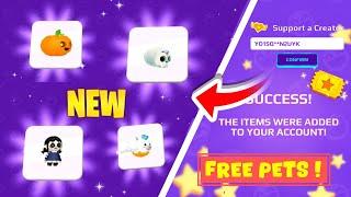  Free 10 Legendary pets for FREE in pkxd ||  Free creator redeem code || pkxd Free rare pets bug