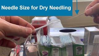 Needle Size for Dry Needling | See How Big the Needles Are!