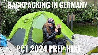 PCT 2024 Prep Hike - Backpacking in Germany