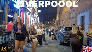 LIVERPOOL CITY ENGLAND NIGHTLIFE WALK TOUR