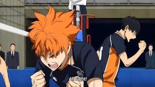 The Ultimate SHOWDOWN! Karasuno vs Nekoma(highlights) #haikyuu #animeedit #hinata