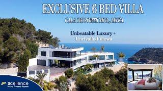 6 BED VILLA with SEA VIEWS over Portichol, Javea on Spain's COSTA BLANCA | Xcellence Javea