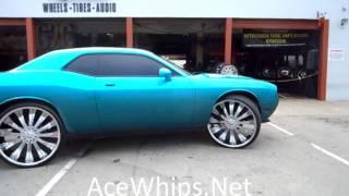 AceWhips.NET- Dodge Challenger on 28" Bentchis by C2C Customs