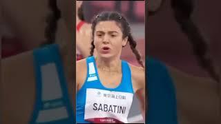 Beatriz Hatz from USA at long jump during athletics at the Tokyo Paralympics, Tokyo Olympic Stadium