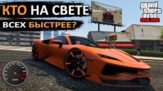 Топ 10 авто с самой высокой максимальной скоростью в GTA Online