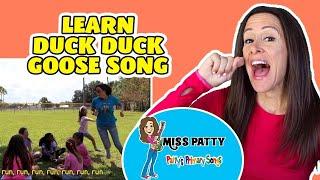 Learn Duck Duck Goose Song for Kids Children Duck Duck Goose Game by Patty Shukla (Official Video)