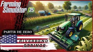 Nos Cultures et Sauver Notre Champ d'Herbe !  Partir De Zéro [ Live ] Farming Simulator 25