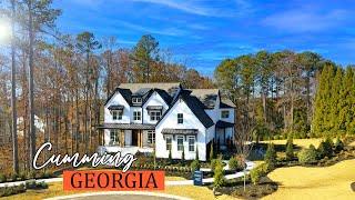 Let's Tour This STUNNING 6-Bdrm LUXURY Model Home with an INCREDIBLE Backyard in Cumming, NE Atlanta