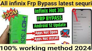 Infinix Hot 30i FRP Bypass Android 12,13 | Infinix (X669C) Google Account Bypass Without Pc | 100%