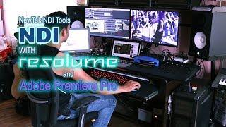 Resolume Arena NDI Input & Output with Adobe Premier Pro Preview