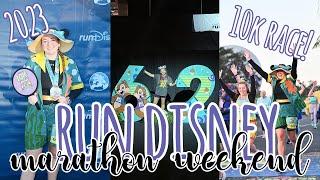 runDISNEY MARATHON WEEKEND 2023 | EXPO, MERCHANDISE VITUAL QUEUE, AND 10K RACE!