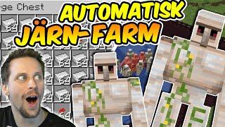 BYGGER EN GRYMT BRA JÄRN-FARM I MINECRAFT | Lets Play S5E09