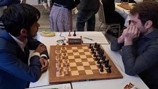 Aravindh Chithambaram vs Sam Shankland | The Sicilian fight | Prague Masters 2025