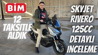 BİM'DEN TAKSİTLE MOTOR ALDIK! SKYJET RİVERO 125 CC DETAYLI İNCELEME