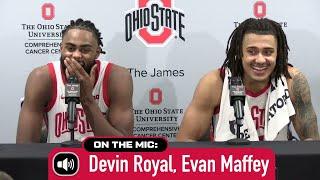 Ohio State's Evan Mahaffey, Devin Royal discuss big games vs. Valparaiso