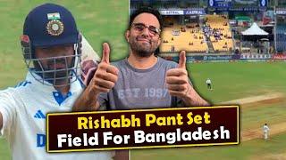 Rishabh Pant sets Bangladesh fielding positions instead of their captain Najmul Hossain Shanto