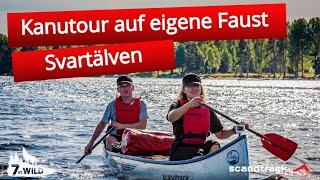 5 Tage Kanutour auf eigene Faust Svartälven/SCHWEDEN