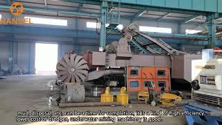 The production process of cutter suction dredger produced by Jiangsu Hansel Marine