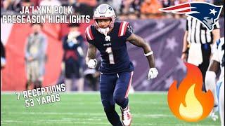 Ja'Lynn Polk FULL Preseason Highlights || NFL Preseason 2024 ||