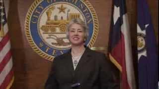 Happy Birthday from Houston Mayor Annise Parker to Gary Greene Realtors