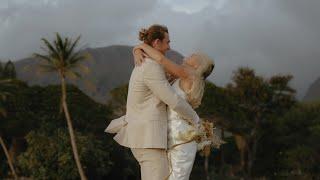 Hawaii Wedding Video - Olowalu Plantation House in Maui, HI - Katie + Zach #hawaii