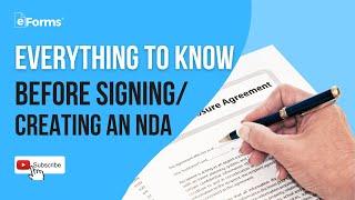 Everything to Know Before Signing or Creating an NDA