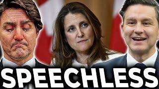 Freeland STUNNED As She Is FORCED To ADMIT She AGREES With Pierre Poilievre