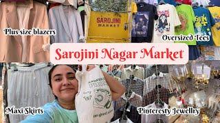 Sarojini Nagar Market Delhi | Latest SUMMER collection *PLUS* size Finds | Spriha Sanjay