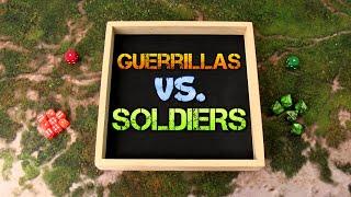 Guerrillas vs. Soldiers | FULL RULES! | Basic Battles: Tabletop Games for Kids