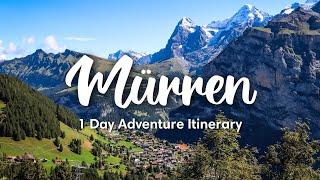 MÜRREN, SWITZERLAND (2024) | How To Spend The Perfect Adventure Day In Mürren (Travel Guide)