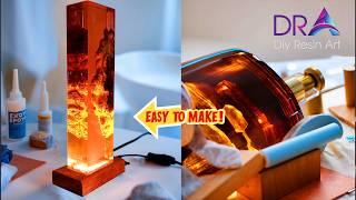 Unbelievable DIY Epoxy Resin Art Lamp You Can Make at Home – Stunning & Easy Epoxy Resin Tutorial!