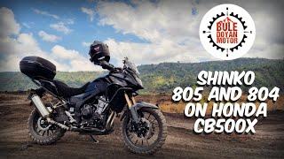 Off-road tires for Honda CB500X, Shinko 805 and 804 review