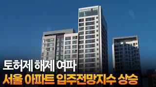 토허제 해제 여파…서울 아파트 입주전망지수 상승 전환 / 연합뉴스TV (YonhapnewsTV)