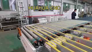 Complete line connection of six sided Drilling Machine