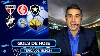 TODOS OS GOLS DESTA TERÇA-FEIRA 05/11/2024 GOLS DA RODADA, GOLS DE HOJE, GOLS DO DIA