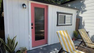 Converting a Shed Into a Stylish Home Office!