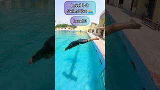 How to Dive for Swimming (Level 1-3) #swimmingtips #swimming