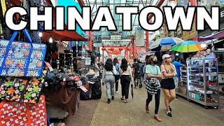 CHINATOWN Kuala Lumpur. Petaling Street KL Malaysia 4K