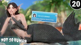 Becoming a Mermaid!  | Not so Human Challenge #20 | The Sims 4